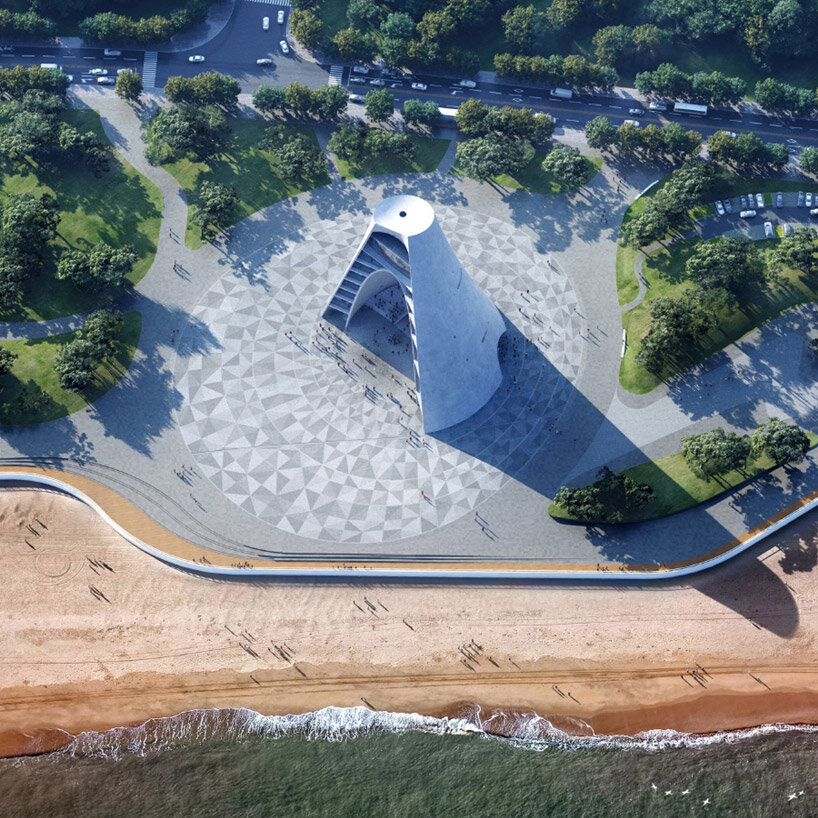 open architecture sun tower