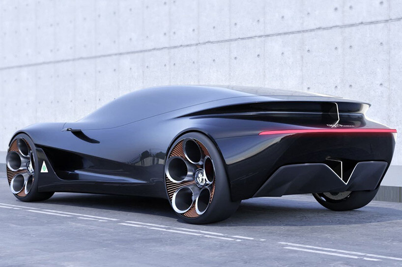klaus dahlenkamp envisions a sleek, futuristic alfa romeo supercar concept