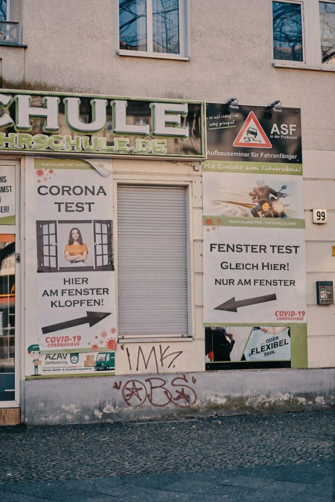 berlin is testing: a photo series that captures the city’s madness during pandemic