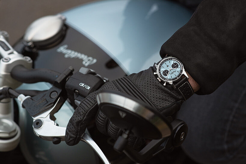 breitling collaborates with triumph in watch and motorcycle collection