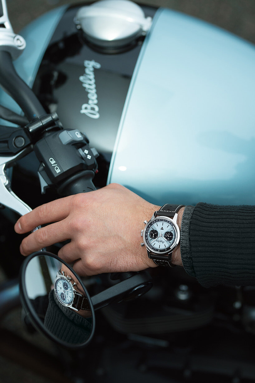breitling collaborates with triumph in watch and motorcycle collection