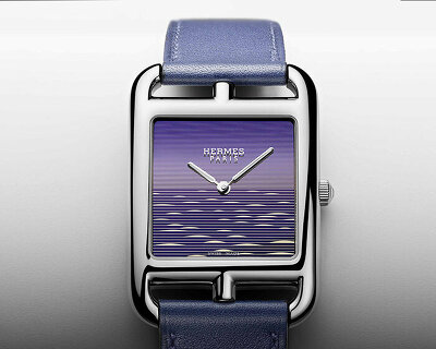 Hermès paints in twilight colors with the cape cod crépuscule watch
