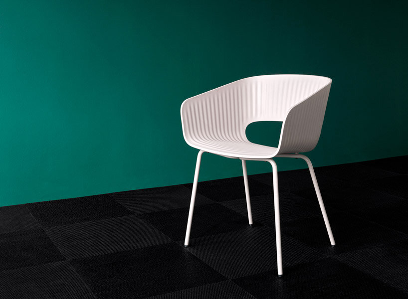 meet marée, a chair collection made of 100% recycled plastic.