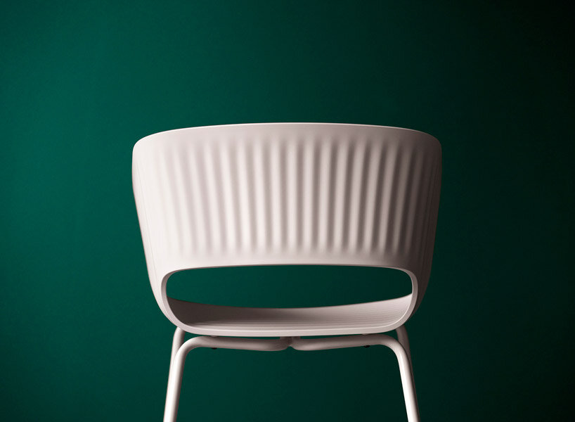 meet marée, a chair collection made of 100% recycled plastic.
