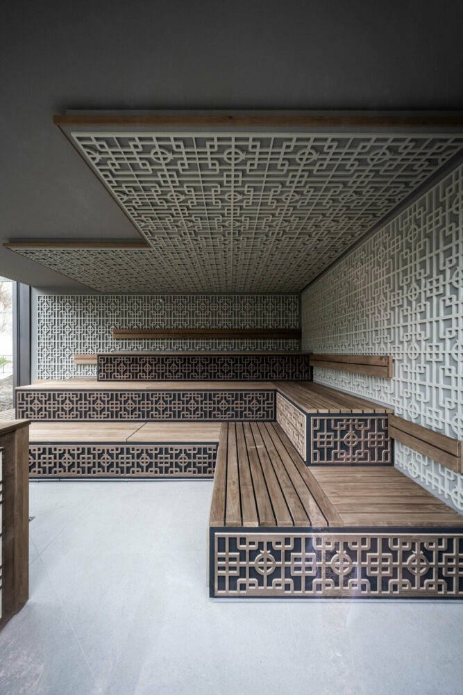 inside the wellness area, everything is designed to generate a sense of calm and relaxation