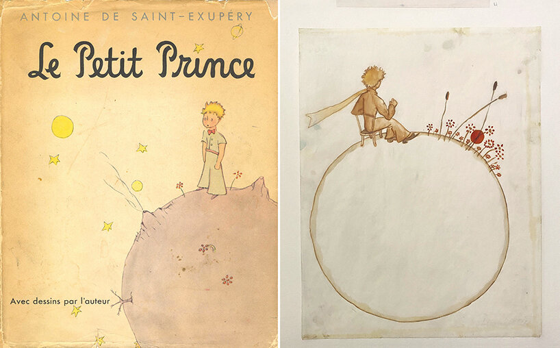 an encounter with the petit prince: original pages now on view in paris