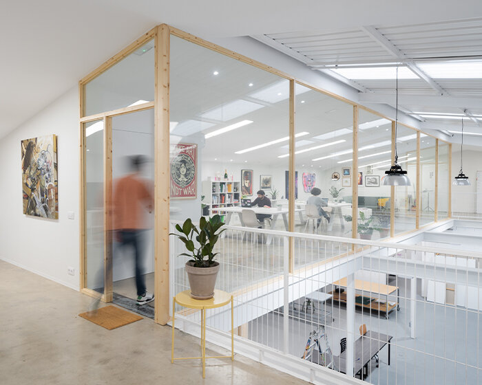 pichiavo's new art studio is a converted warehouse in valencia