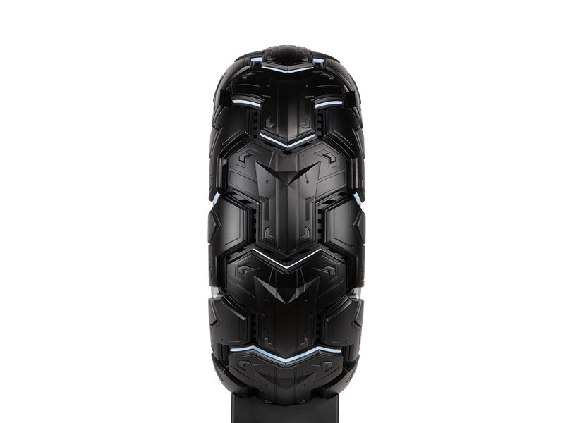 designers in korea developed this tire to lessen air pollution and microplastics while driving