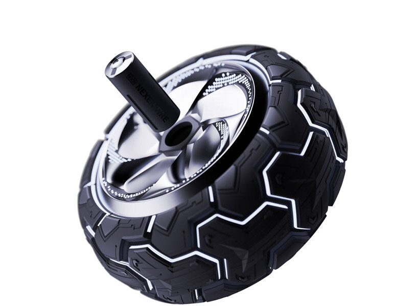 designers in korea developed this tire to lessen air pollution and microplastics while driving