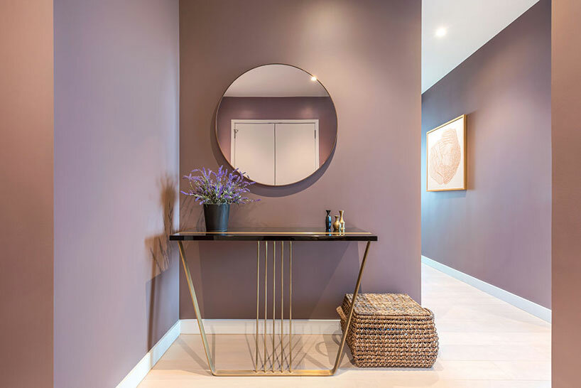model unit 40G: three-bedroom, two-bathroom corner residence