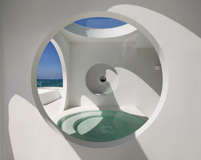 this hotel by GS design brings the style of mykonos to china's island coast