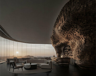 CCD's luxury hotel in china takes shape as a minimalist cocoon made of natural materials