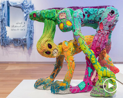 chris schanck on his otherworldly alufoil creations for friedman benda's design in dialogue