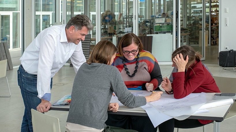 collaborative design workshop with architects at the beginning of the research project