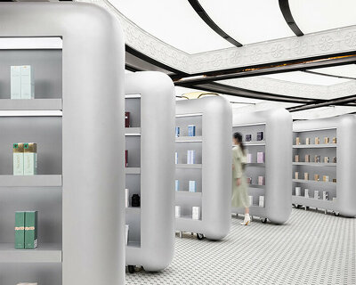 the new HAYDON shanghai store seamlessly combines retro decor with sci-fi accents