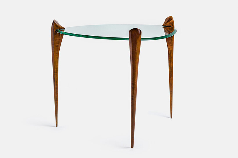 Max Ingrand, Side Table, 1955, wood and glass, 46×51.5×49 cm, private collection.
