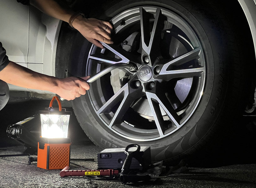 eco-lantern litepulse lights up just by adding salt and water
