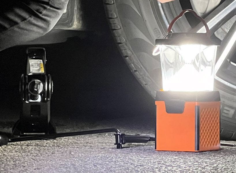 eco-lantern litepulse lights up just by adding salt and water
