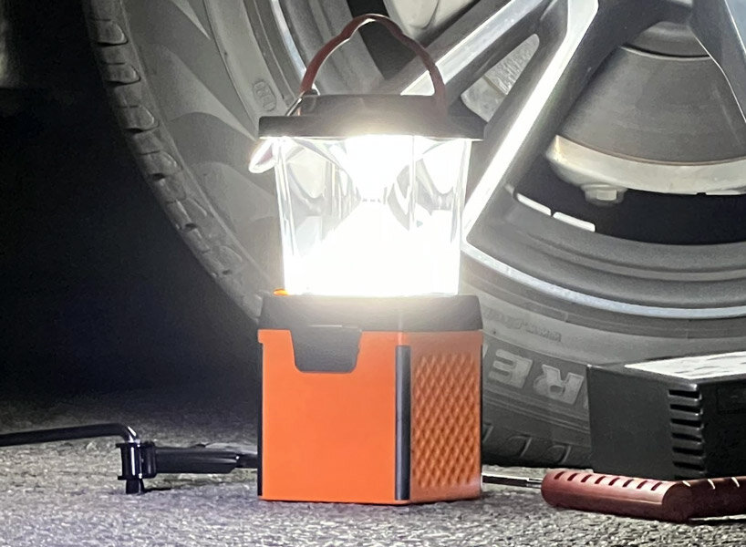 eco-lantern litepulse lights up just by adding salt and water