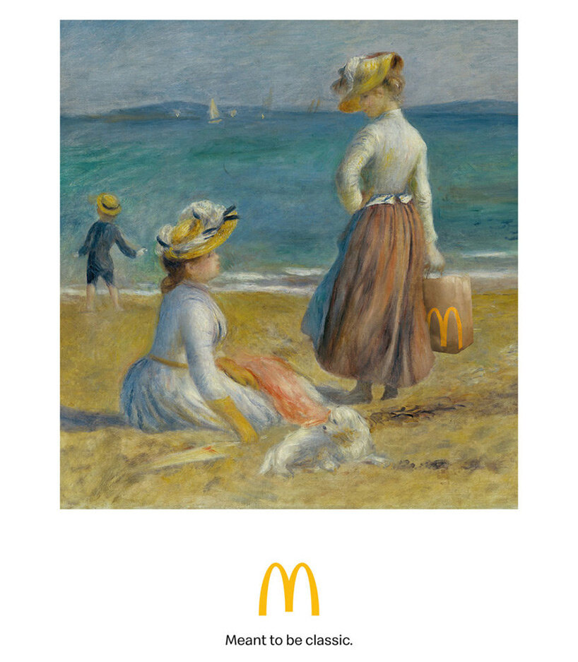 mcdonald's takes over impressionist paintings in 'meant to be classic' ad