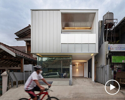 this 'paperhome' by âaksen responsible aarchitecture is a space for both work and leisure