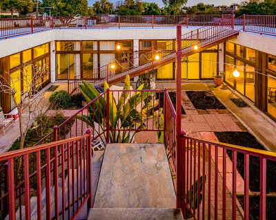 an underground house in scottsdale, arizona is sheltered from the desert heat