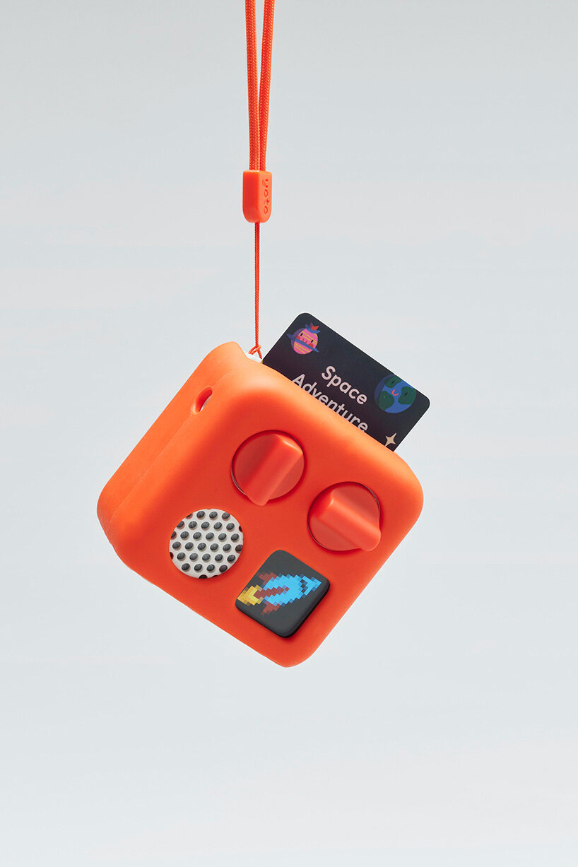 pentagram's yoto mini interactive audio box resembles our favorite walkmans