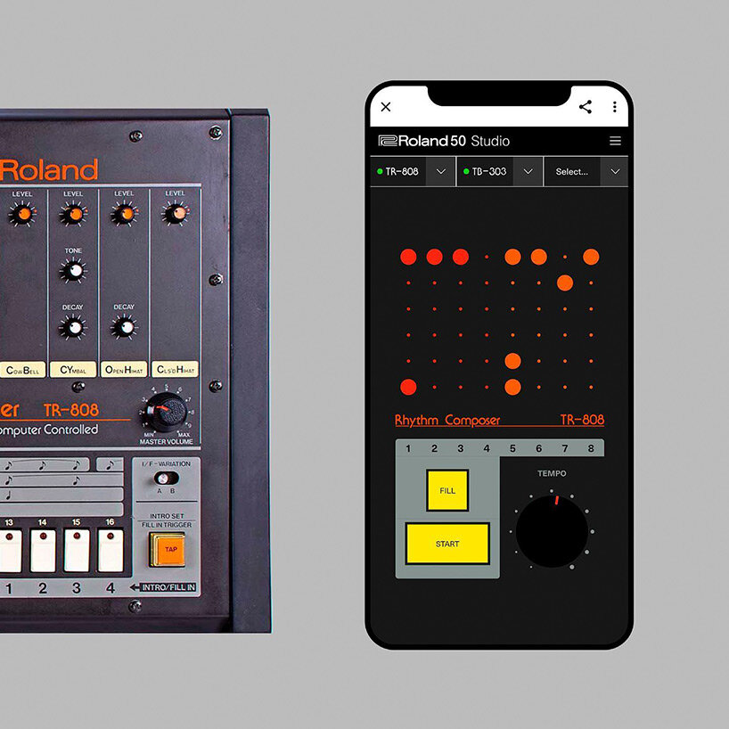 yuri suzuki creates web-based music tool to celebrate 50 years of roland synthesizers
