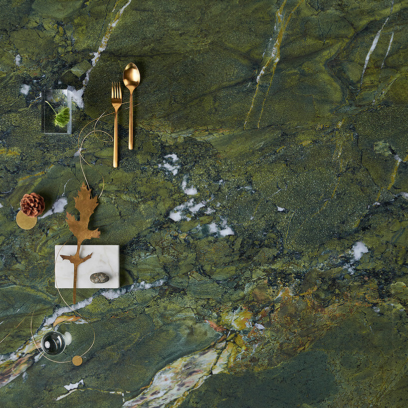 'build a sense of a place' with Marmi MaxFine Verde Persia