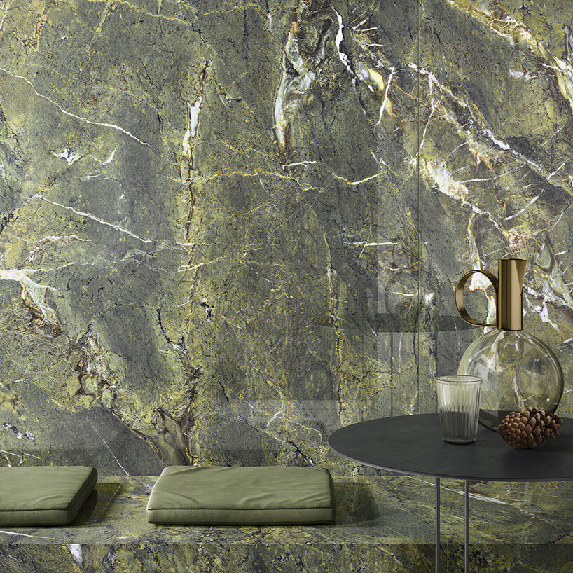 'build a sense of a place' with Marmi MaxFine Verde Persia