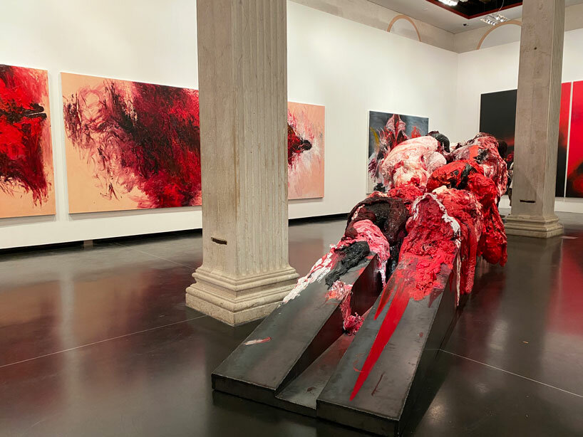 exhibition view, image © designboom