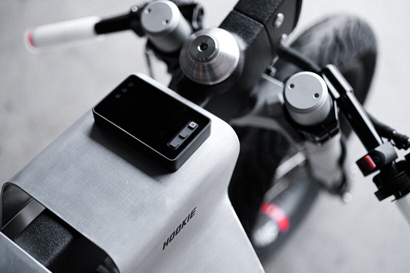 hookie’s electric, sci-fi inspired motorcycle 'silver ANT' is made specifically for racing