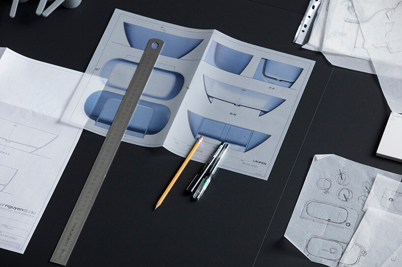 'LUA represented a challenge, to create a collection that is very simple and extremely complete at the same time, in each of its parts: from the ceramics to the furnishings, the bathtubs to the taps,' says Toan. Picture by Mattia Balsamini