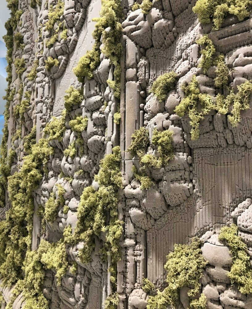 3D printed sand wall details