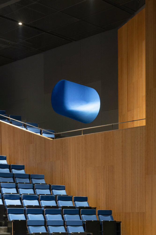 theater auditorium at Pinghe Bibliotheater image © Wu Qingshan