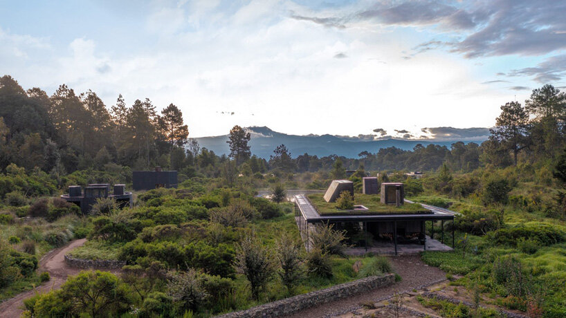 net-zero retreat in mexico combines home, studio + off-grid bathhouse