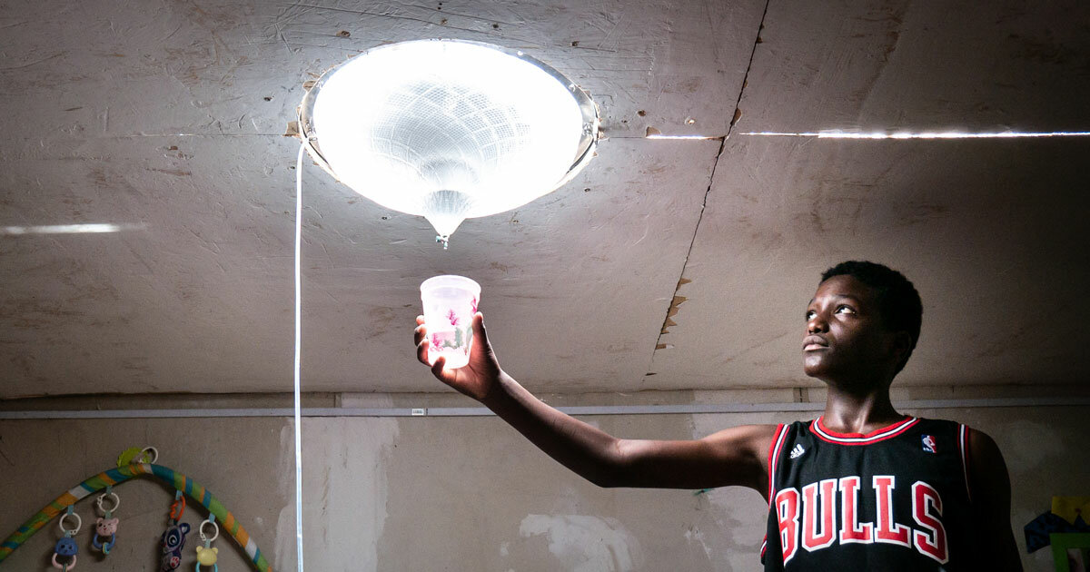 The Solar Desalination Skylight is a low-tech way to produce drinking water