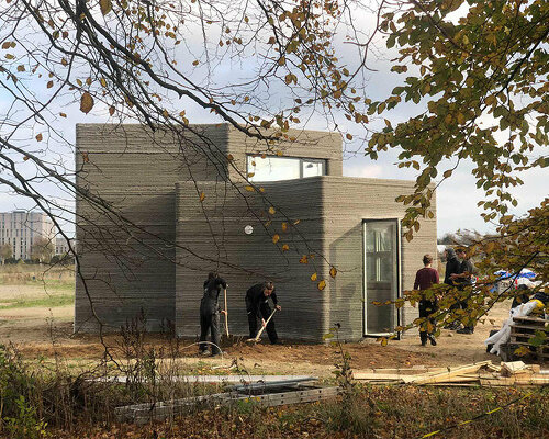 danish startup builds first 3D printed concrete tiny house in europe