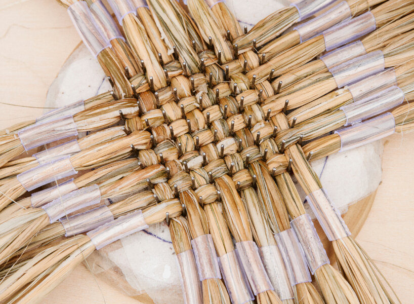 LOEWE explores leather, straw, and paper-weaving traditions for milan design week 2022