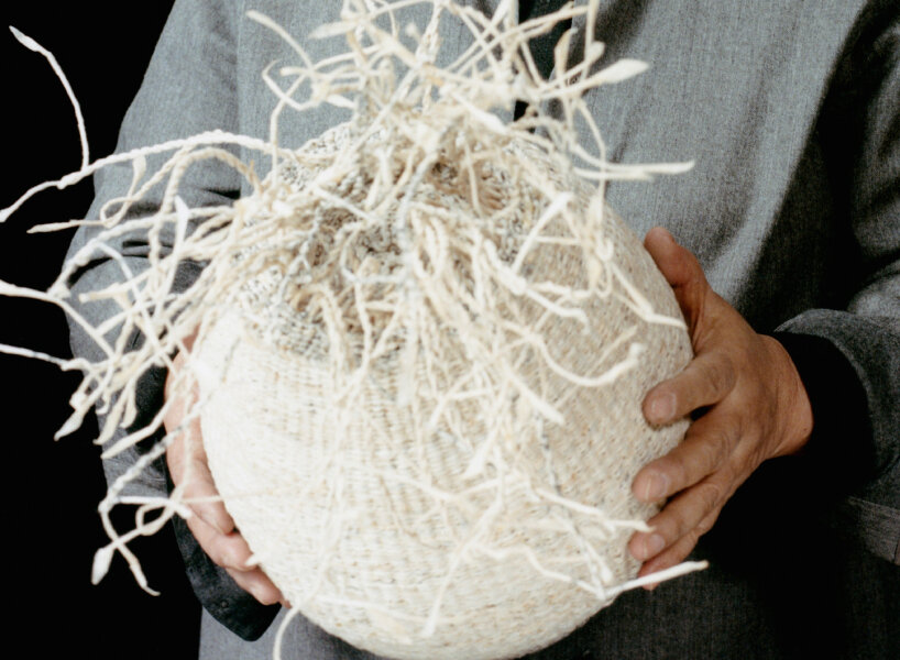 LOEWE explores leather, straw, and paper-weaving traditions for milan design week 2022