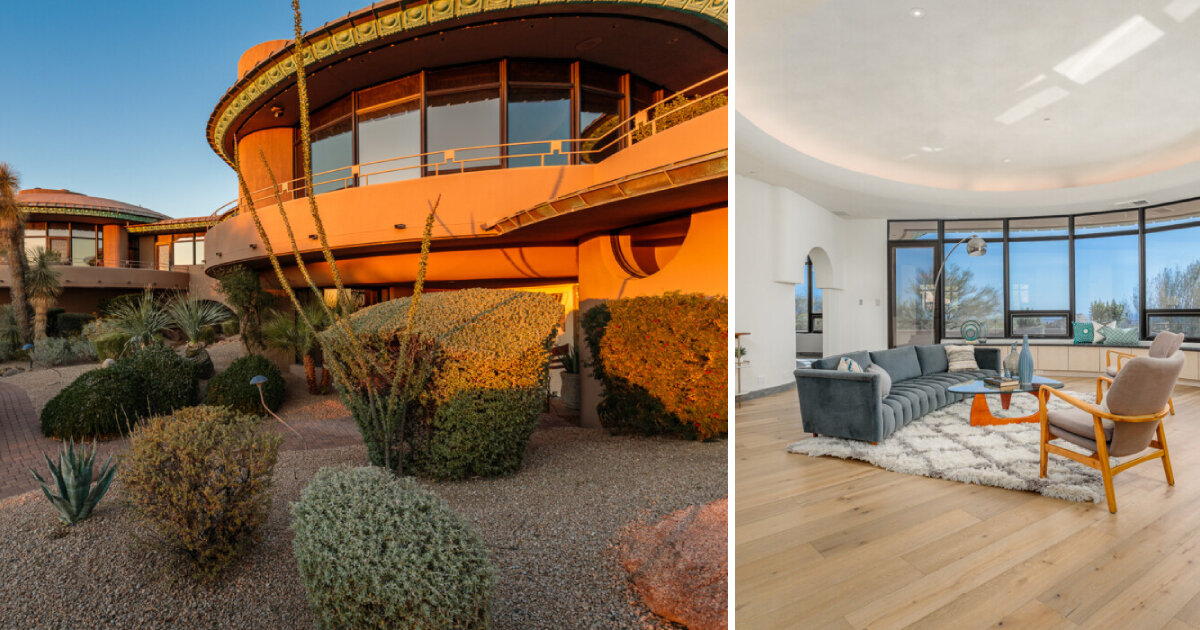 UFO-shaped residence designed by a frank llyod wright apprentice now up for sale
