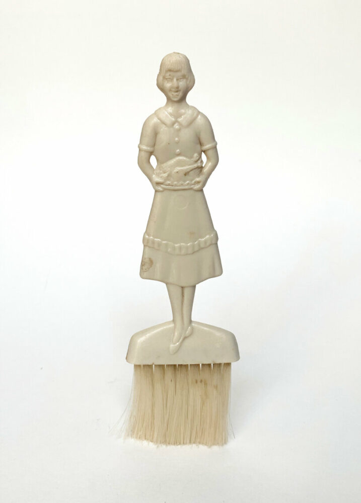 artist rebecca szeto repurposes paintbrushes into women and art history sculptures