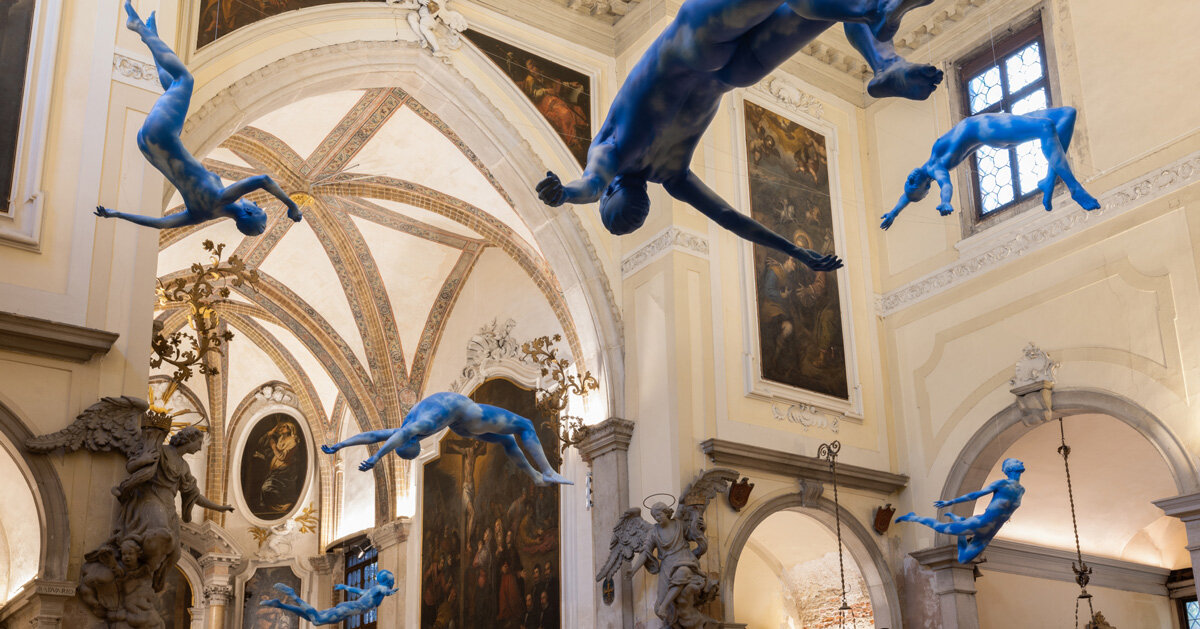ugo rondinone brings human clouds, a gilded sun and colorful 