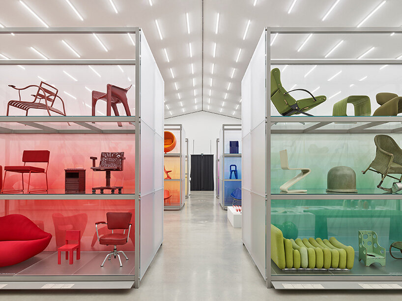 sabine marcelis rearranges the VITRA archive by color