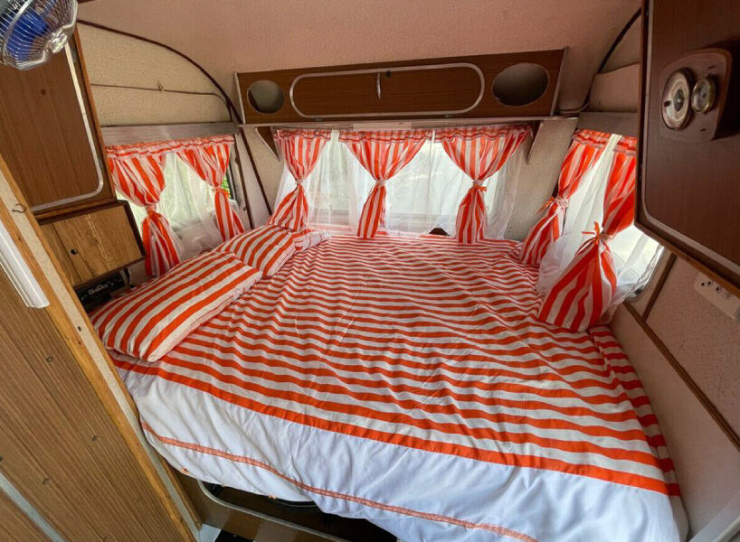 this rare 1975 volkswagen bus equipped with two-liter type 4 engine and split windows is on sale