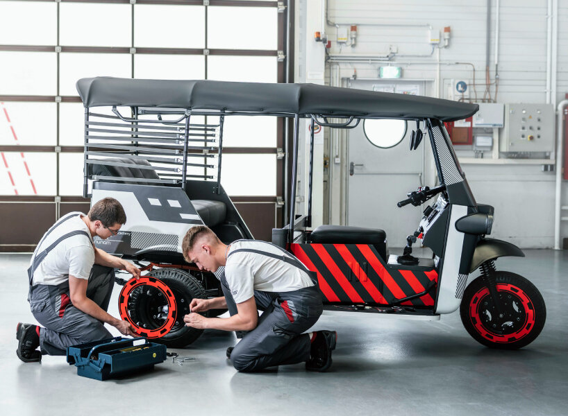 audi partners with a start-up to recycle electric batteries for e-rickshaws