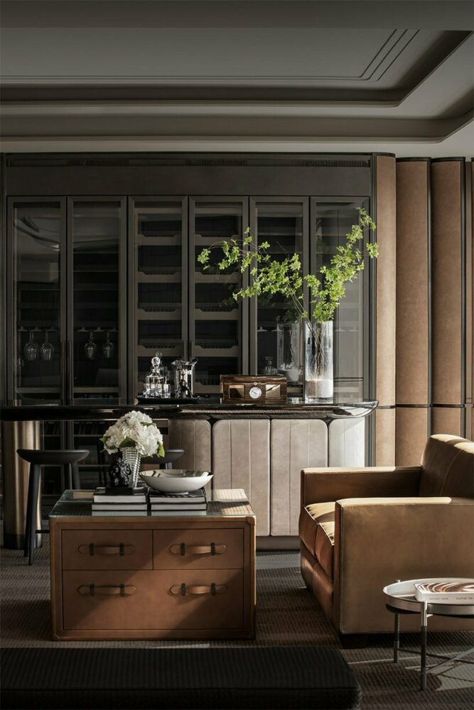 CCD’s luxury apartment in beijing is inspired by the aesthetics of bottega veneta