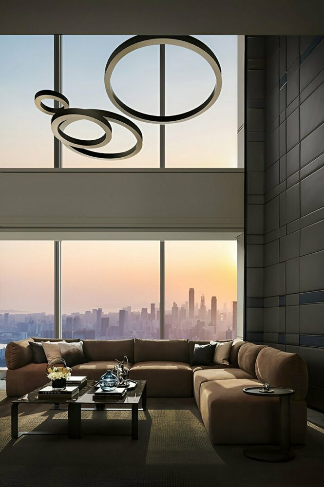 CCD’s luxury apartment in beijing is inspired by the aesthetics of bottega veneta