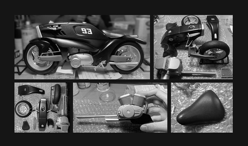 harley davidson street fighter concept merges streamlined car & sports bike proportions