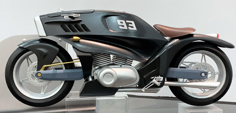 harley davidson street fighter concept merges streamlined car & sports bike proportions